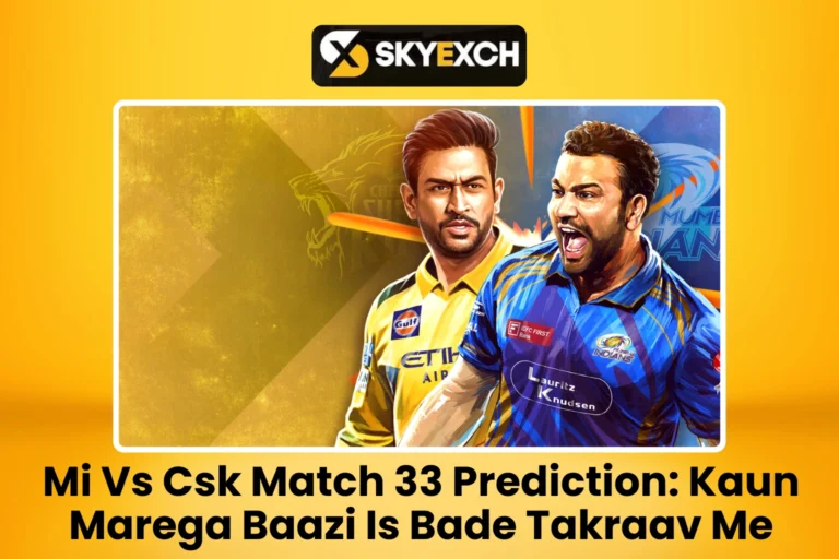 Mi Vs Csk Match 33 Prediction