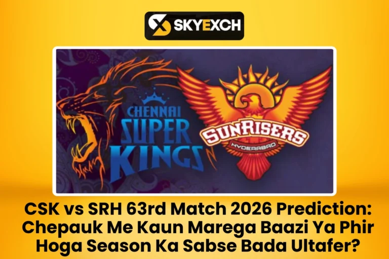 CSK vs SRH 63rd Match 2026