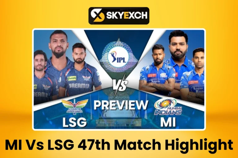 MI Vs LSG 47th