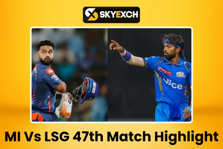 MI Vs LSG 47th Match