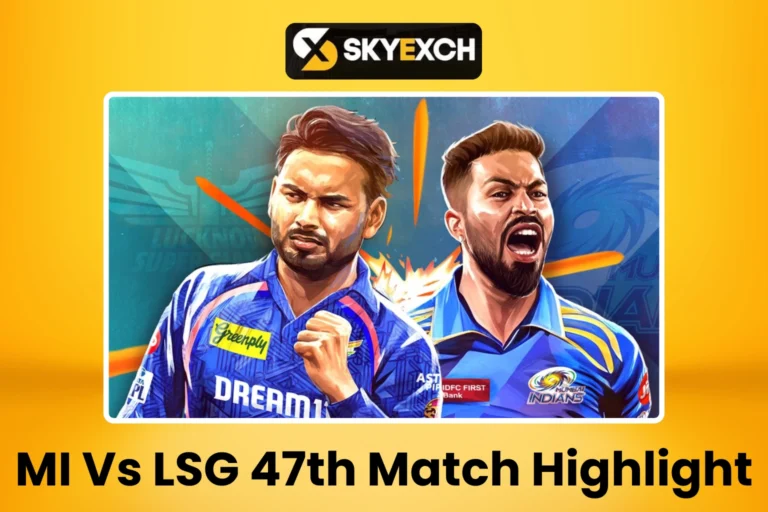MI Vs LSG 47th Match Highlight